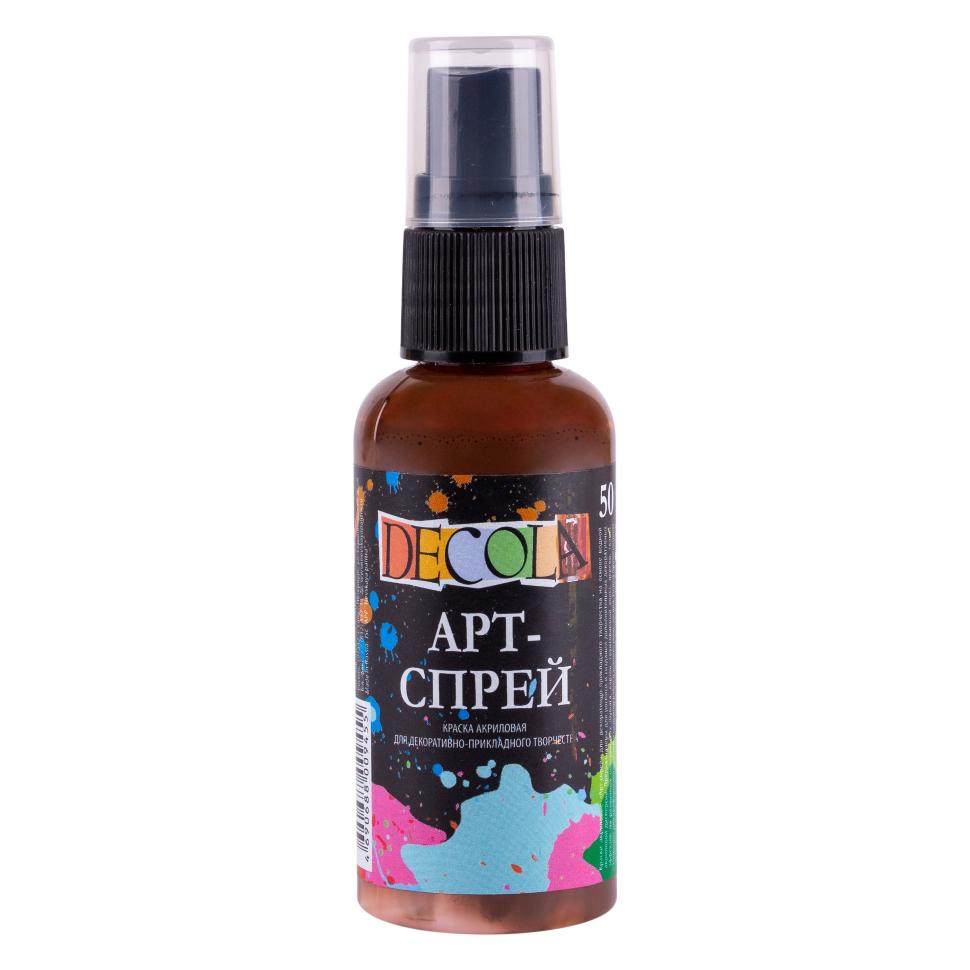 Коричневая светлая арт-спрей Декола 50 мл фото 1 &mdash; PalitraMastera