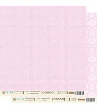 Лист бумаги для скрапбукинга &quot;Нежный Розовый&quot; , коллекция &quot;Шебби Шик Базовая&quot;, 30 на 30 плотность 190 гр / 10 листов в упаковке  1000304 — PalitraMastera