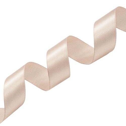 Лента атласная 2,5см*22,86м (067 бежевый) — PalitraMastera