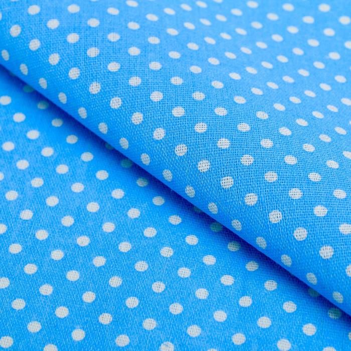 Ткань для пэчворка холща «Голубая волна», 50 х 50 см.  5797752 фото 1 — PalitraMastera