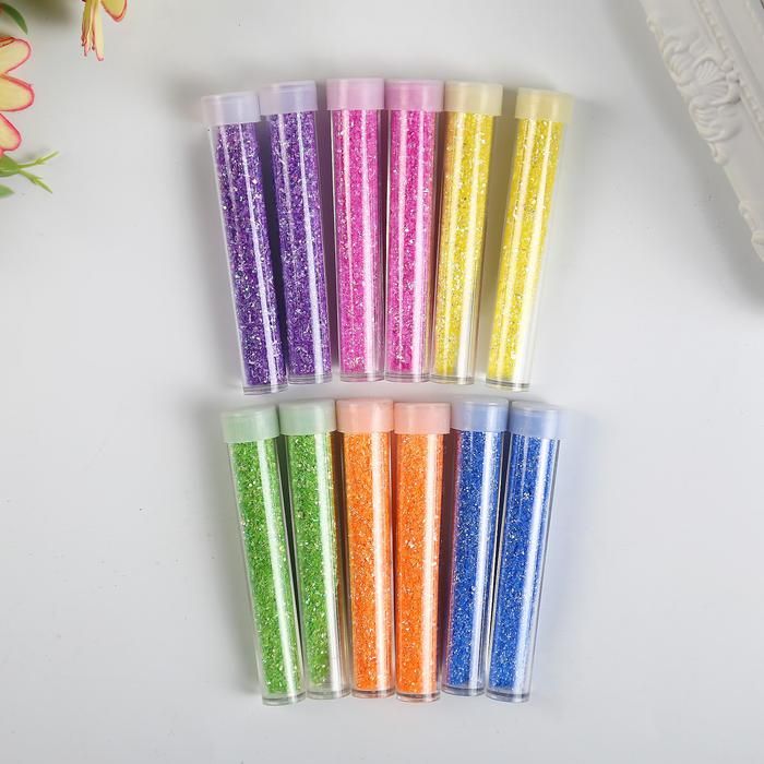 Глиттер  &quot;Блёстки пастель&quot; в тюбике 3 грамма 775242 — PalitraMastera