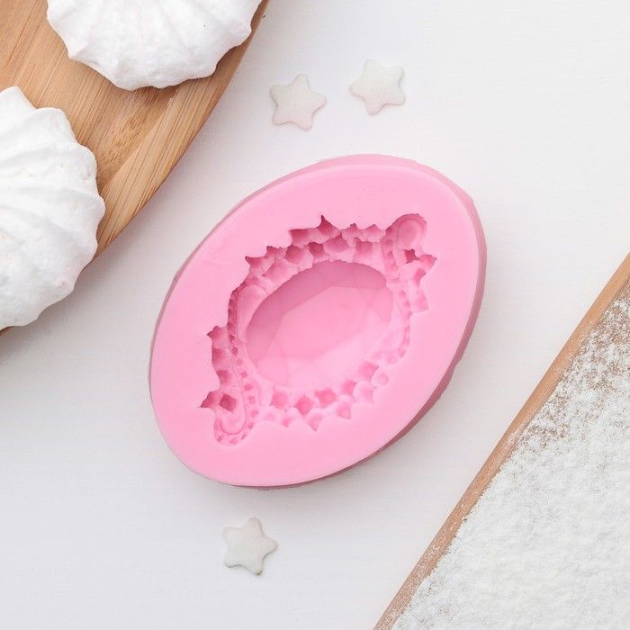 Молд силиконовый «Драгоценный камень», 6*4,3 см, цвет МИКС(подходит для изготовления мыла) — PalitraMastera