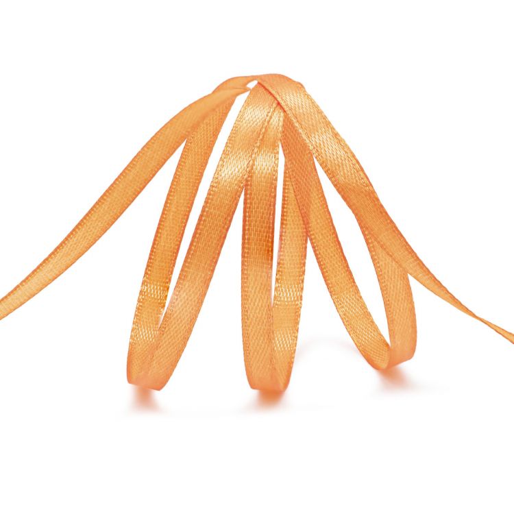 Лента атласная 0,6см*22,86м (044 оранжевый) — PalitraMastera