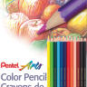 Цветные карандаши Colour pencils, 12 шт./PENTEL--- фото 2 &mdash; PalitraMastera