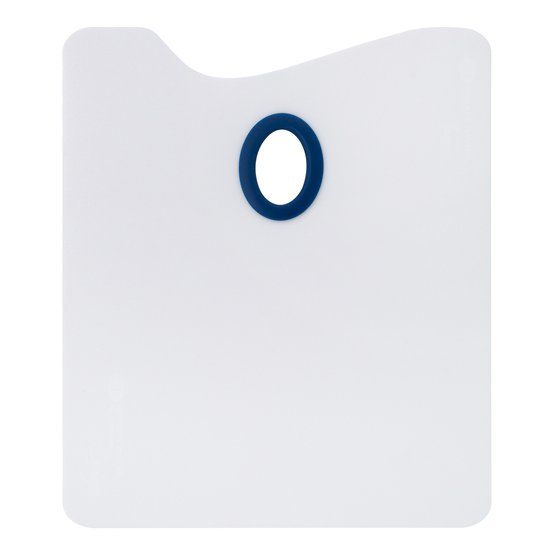 Палитра облегченная прямоугольная Ладога, белое оргстекло, 25х30х0,2 см фото 1 — PalitraMastera