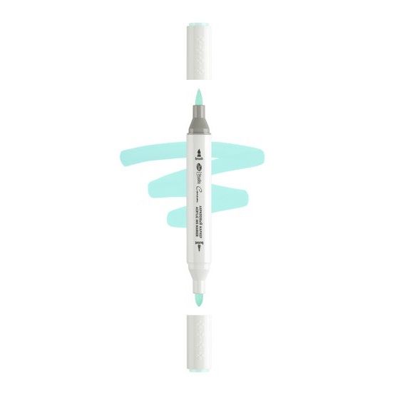 Маркер акриловый двусторонний &quot;Сонет&quot;, перо кисть/пуля, водный — PalitraMastera