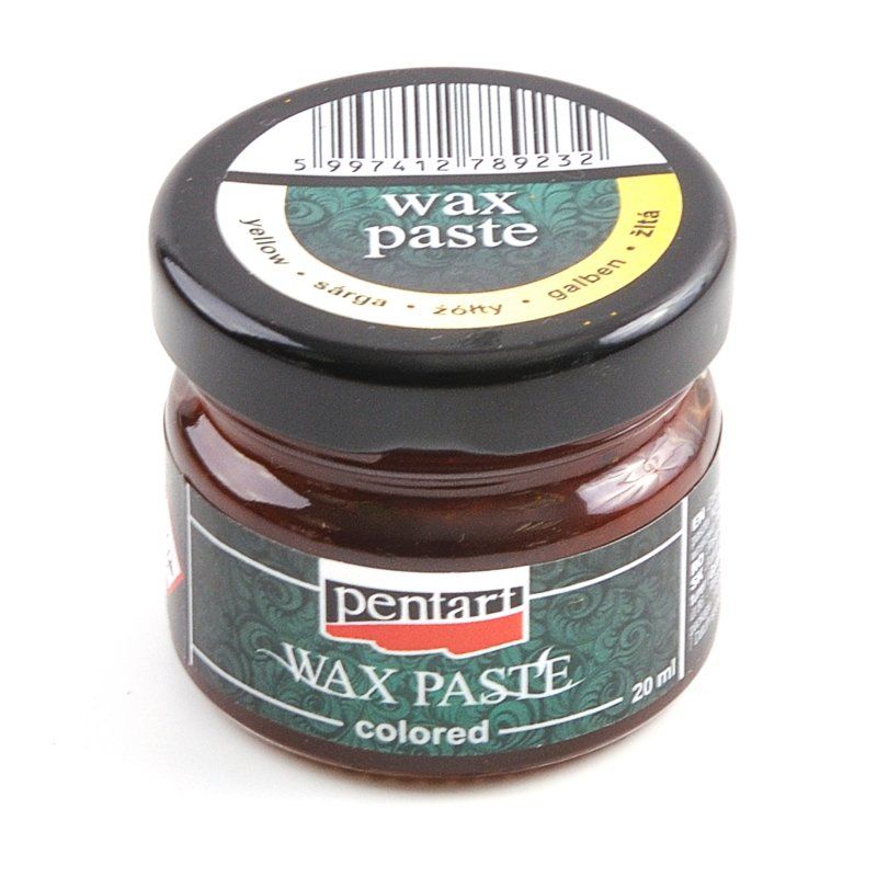 Pentart Восковая паста, 20 мл, жёлтый фото 1 &mdash; PalitraMastera