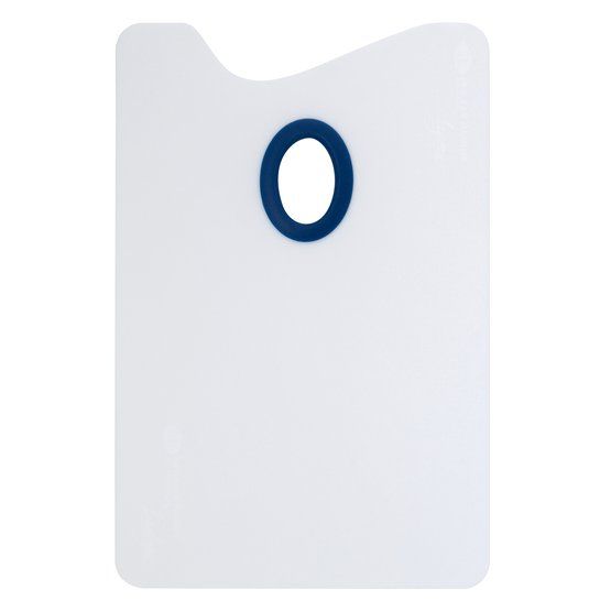 Палитра облегченная прямоугольная Ладога, белое оргстекло, 20х30х0,2 см фото 1 — PalitraMastera