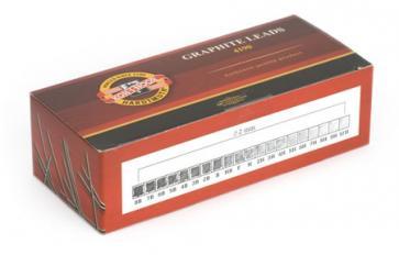 Стержни для цангового карандаша, для технического рисования и растушевки, 2 мм, 12 шт./уп. ,KOH-I-NOOR — PalitraMastera