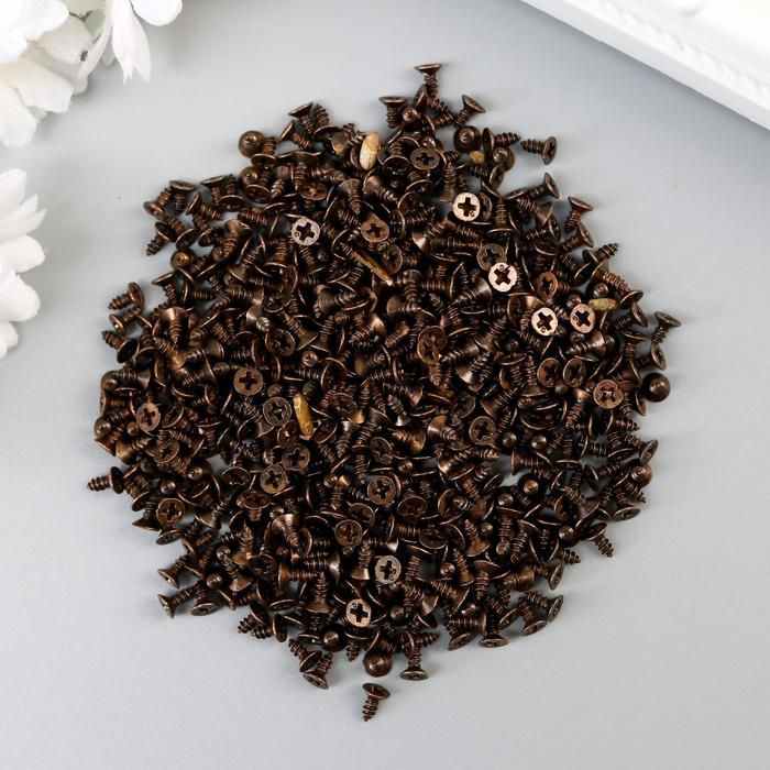 Шуруп  для творчества 0,5х0,3 см( 20 штук в пакете) 4104961 — PalitraMastera