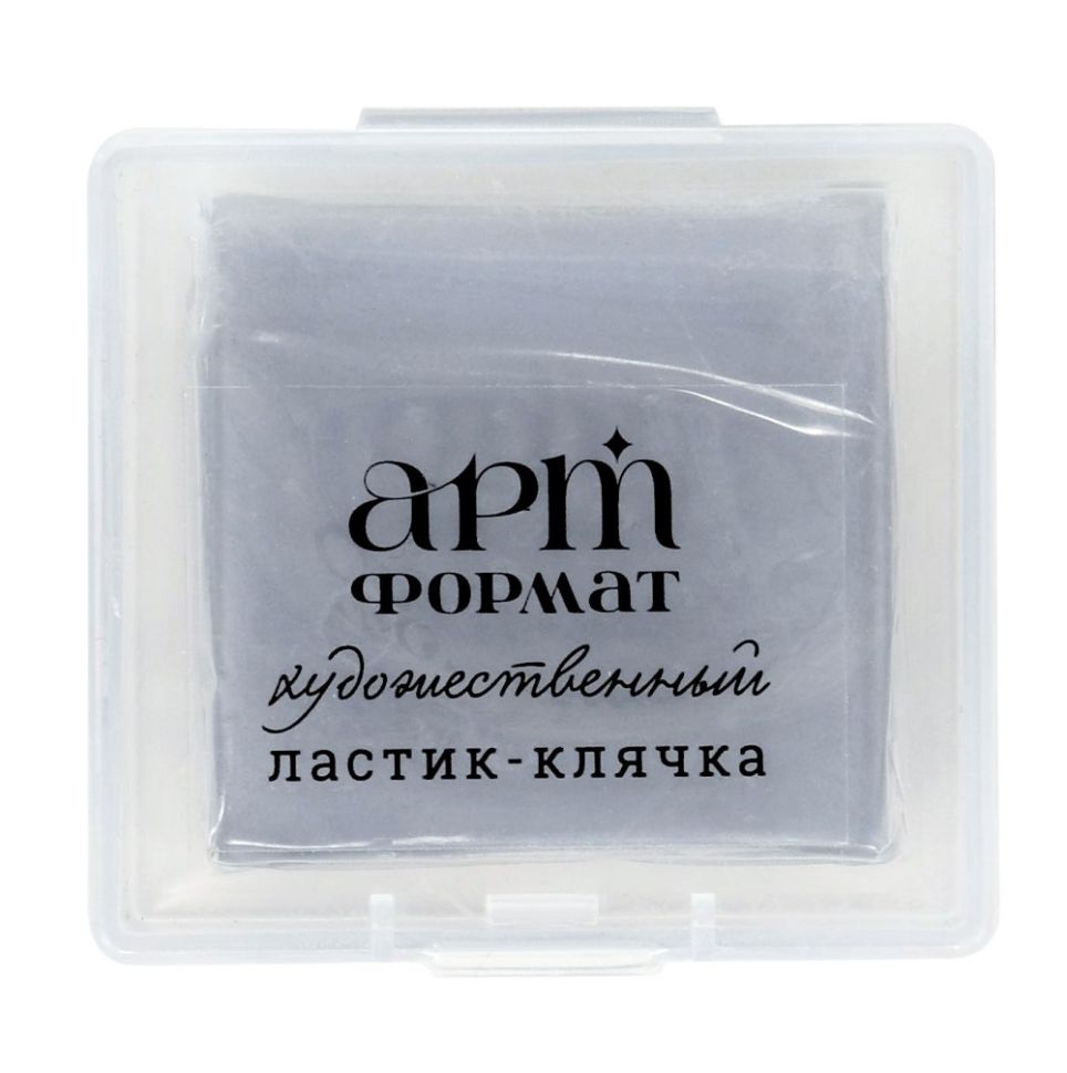 Ластик-клячка АРТформат термопласт. резина 40х36х10 мм прямоуг. ассорти супермягкий индив. штрих-код фото 1 &mdash; PalitraMastera