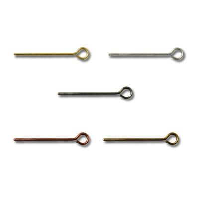 Штифт с петлей DC-104 20 мм 4 шт №03 под черный никель Zlatka фото 1 &mdash; PalitraMastera