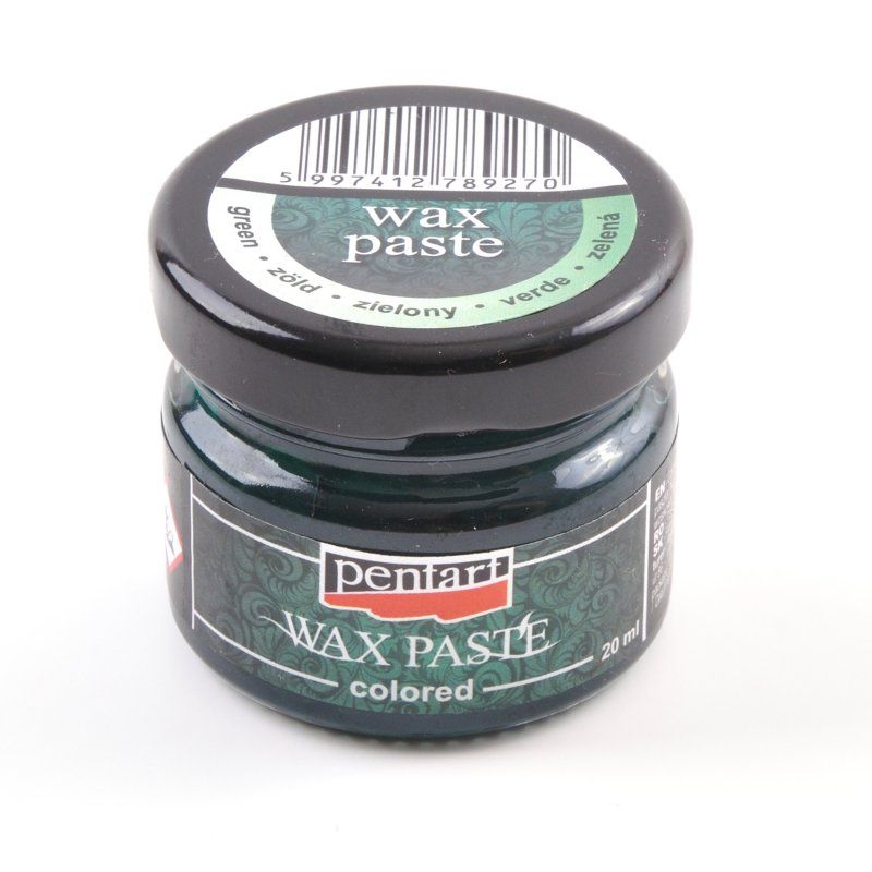 Pentart Восковая паста, 20 мл, зелёный фото 1 &mdash; PalitraMastera