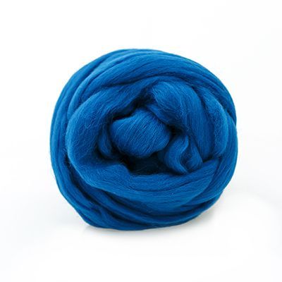 Пряжа ТР ГЛ Полутонкая  для валяния 100% шерсть 100 г №0331 морская волна фото 1 &mdash; PalitraMastera
