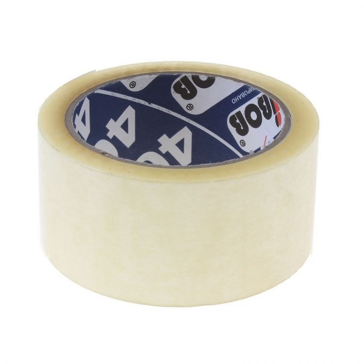 Клейкая лента упаковочная Unibob 400 (прозрачная), 48мм*66м, 40мкм — PalitraMastera