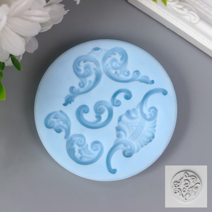 Молд "Лепнина" от1,2х0,7 см до 5,3х2 см 7379196 фото 1 — PalitraMastera