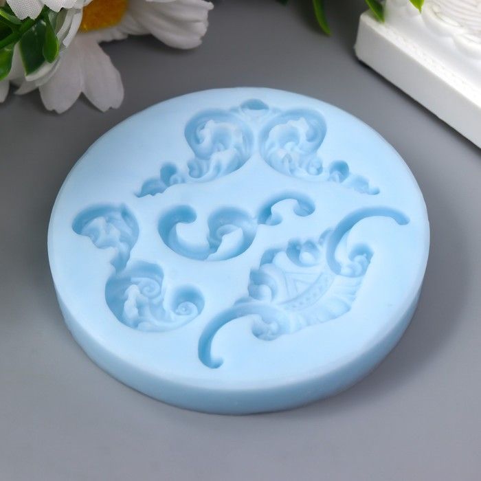 Молд &quot;Лепнина&quot; от1,2х0,7 см до 5,3х2 см 7379196 — PalitraMastera