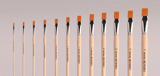 Кисть Синтетика плоская № 2 фото 1 — PalitraMastera