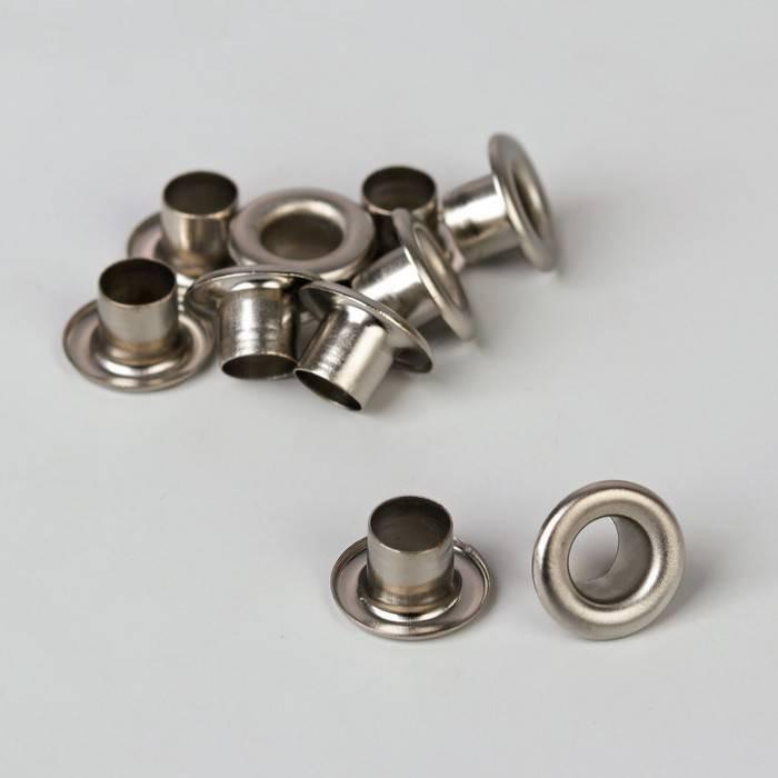 Блочки "Micron" VK- 3 d 3 мм 100 шт №26 никель (без лакового покрытия) фото 1 — PalitraMastera