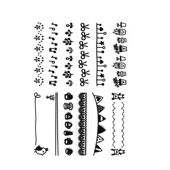 Набор печатей для эмбоссинга №3  1660918 — PalitraMastera