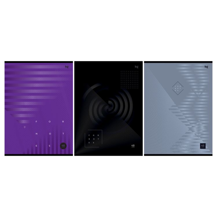 Тетрадь 48л., А4, клетка BG &quot;Monocolor. For notes&quot; — PalitraMastera