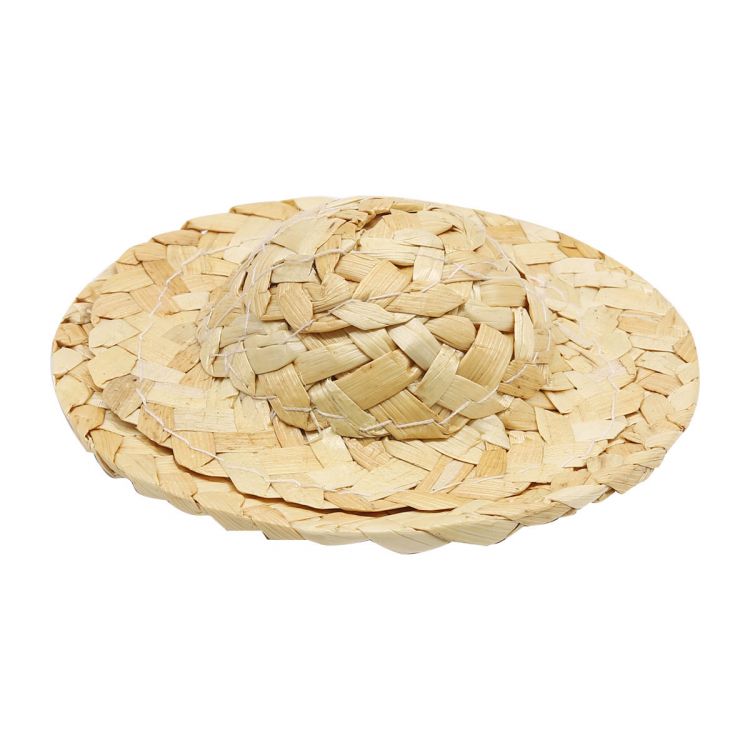 AR043 Шляпка соломенная, 8см, 1шт — PalitraMastera