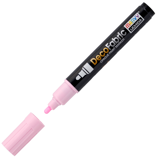 Маркер для светл., темн. и джинс. тканей, 2-4 мм PEARL PINK MAR223/P9 /Marvy фото 1 — PalitraMastera