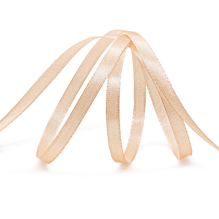 Лента атласная 0,6см*22,86м (035 персиковый) — PalitraMastera