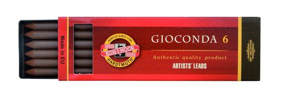 Сепия коричневая светлая Gioconda,  L=120 мм., R=5.6мм, 1ШТ. KOH-I-NOOR — PalitraMastera