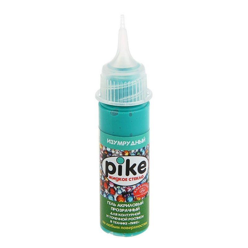 Эмаль акрил. ПИКЕ, 18млпрозрачный изумрудный фото 1 — PalitraMastera