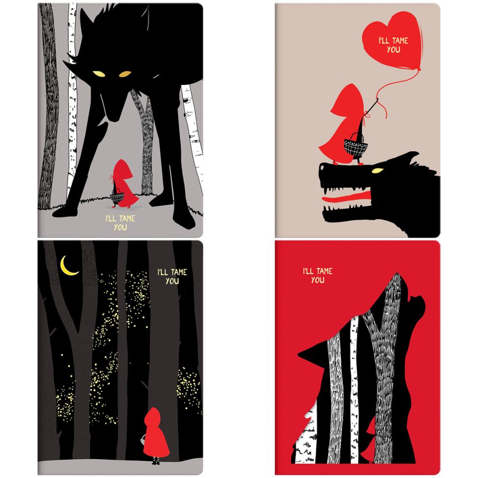 Тетрадь 40л., А5, клетка MESHU "Шапка", матовая ламинация, тиснение фольгой, ЕВРО фото 1 — PalitraMastera