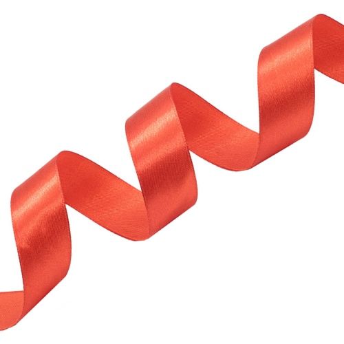 Лента атласная 2,5см*22,86м (025 алый) фото 1 — PalitraMastera