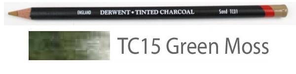Карандаш угольный тонированный ТС15 /Зеленый мох фото 1 &mdash; PalitraMastera