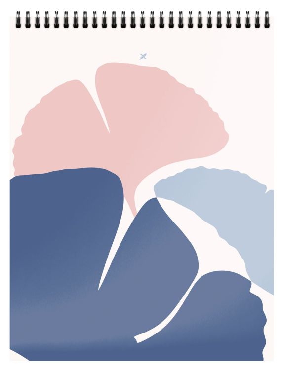 Блокнот А5 60 л. в точку LOREX PASTEL PARSLEY греб. мел. карт. soft touch — PalitraMastera