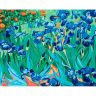 S120 - Набор для рисования по номерам 'Ирисы' В. Ван Гог, 40*50см, Cristyle фото 1 — PalitraMastera