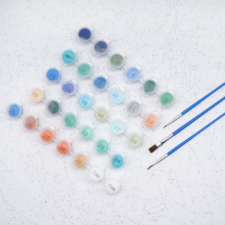 S120 - Набор для рисования по номерам 'Ирисы' В. Ван Гог, 40*50см, Cristyle — PalitraMastera