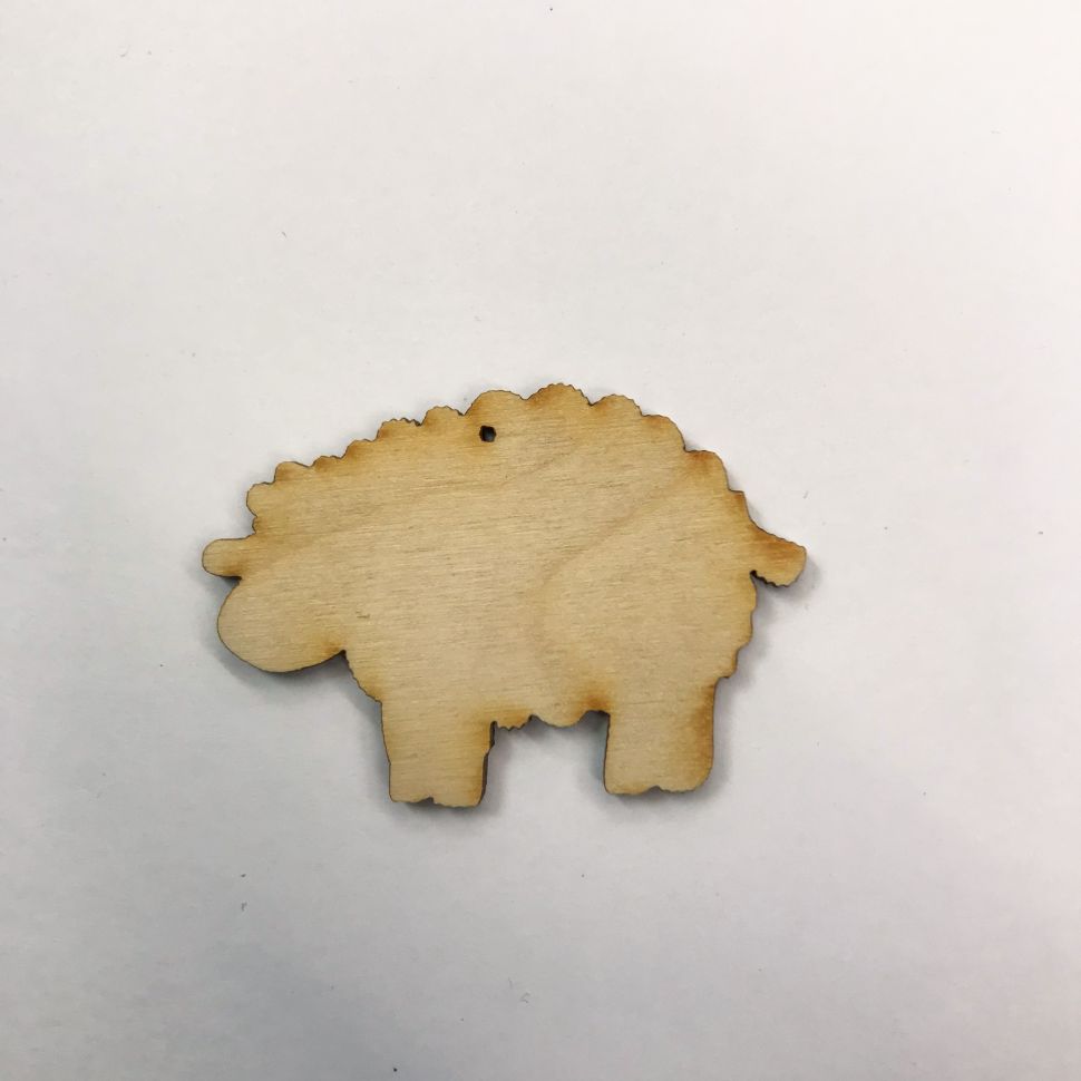 Овечка маленькая * мм, фанера 3мм фото 1 &mdash; PalitraMastera