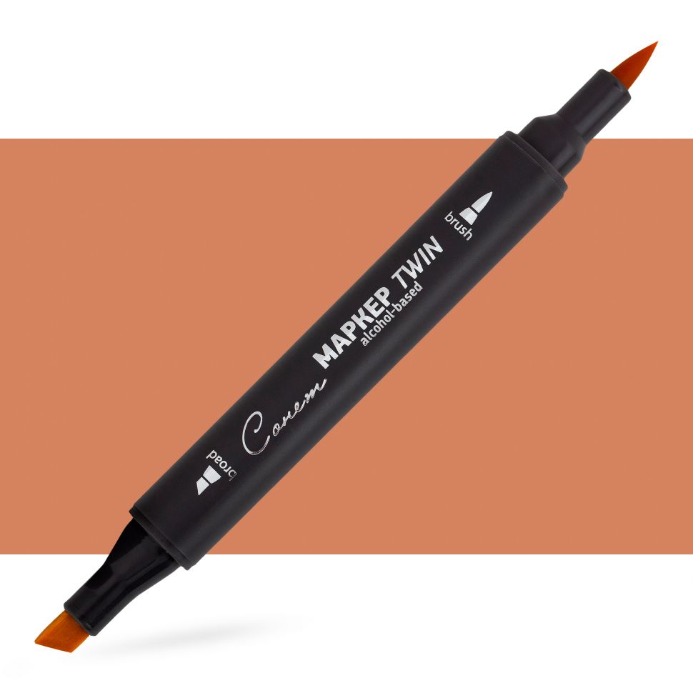 Маркер спиртовой Сонет Twin Brush, хна--- фото 1 — PalitraMastera