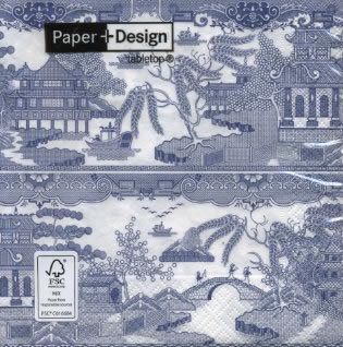 Салфетка для декупажа 33 х 33 см Китайский фарфор — PalitraMastera