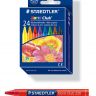 Мелки восковые STAEDTLER "Noris Club 220" 24 цв., круглые, в бумажной манжетке фото 1 — PalitraMastera