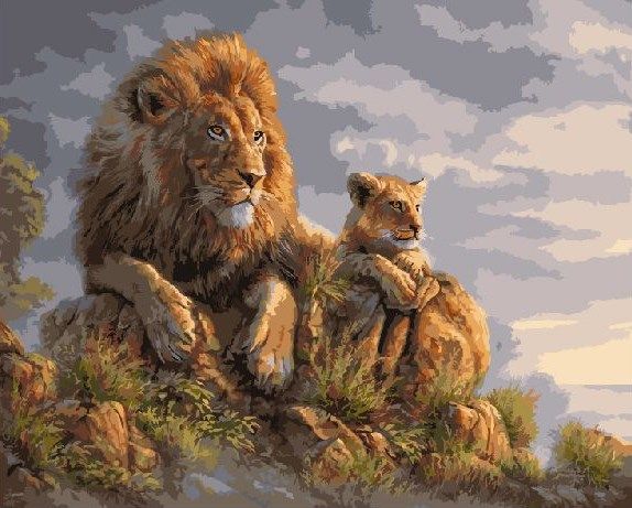 Картина по номерам GX 8459 Король Лев 40*50 фото 1 &mdash; PalitraMastera