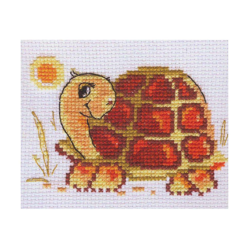 0-60 Набор для вышивания АЛИСА 'Черепашка' 10*7см фото 1 — PalitraMastera