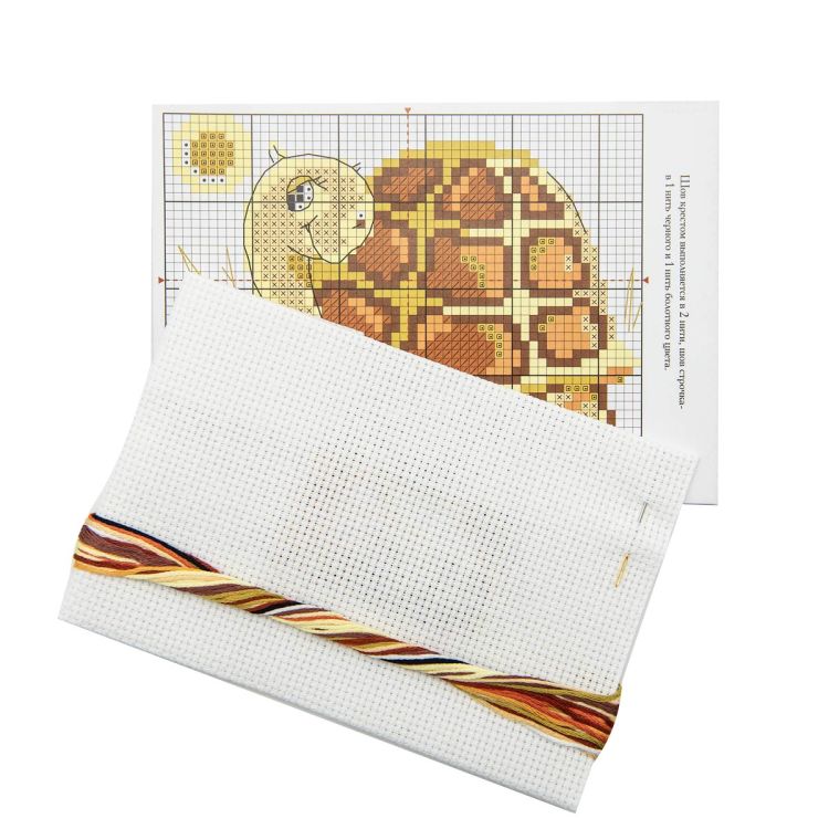 0-60 Набор для вышивания АЛИСА 'Черепашка' 10*7см — PalitraMastera