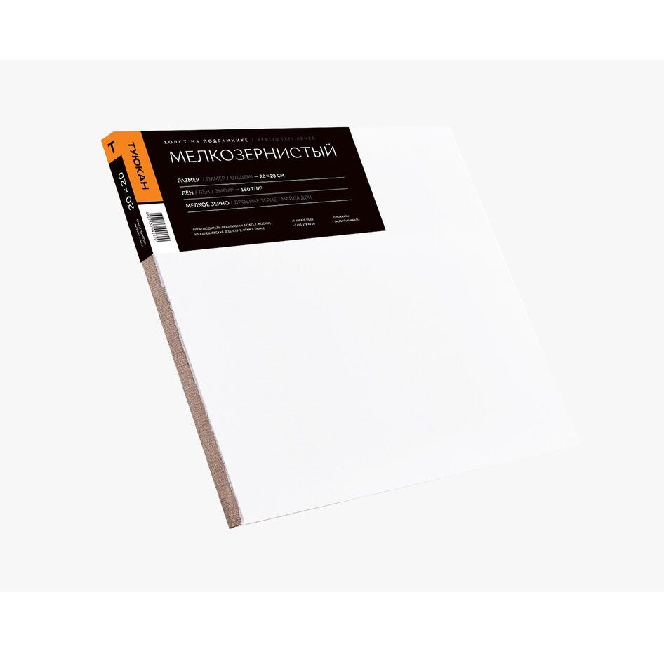 20х20 холст грунтованный мелкозернистый фото 1 &mdash; PalitraMastera