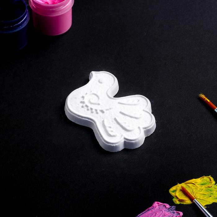 Фигурка под раскраску &quot;Пряник - птичка&quot; 6х7х1см 3928204 /гипс — PalitraMastera