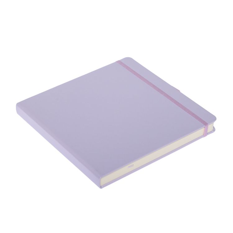 Блокнот для зарисовок Sketchmarker 140г/кв.м 20*20cм 80л твердая обложка Фиолетовый пастельный &mdash; PalitraMastera