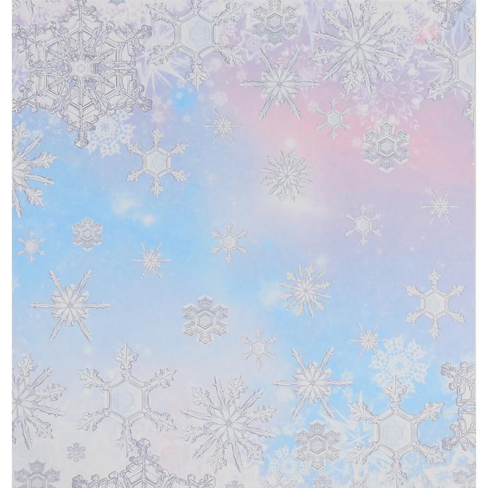 Бумага для скрапбукинга «Зимний узор», 30,5 х 32 см, 180 г/м 5149088 — PalitraMastera