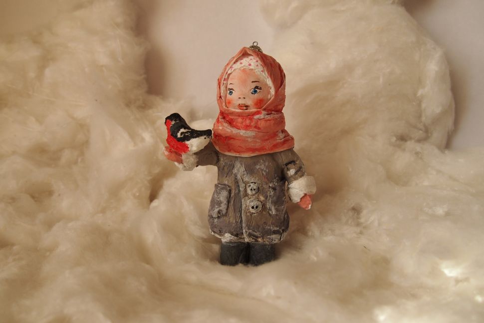 Варенька и снегирь фото 1 — PalitraMastera