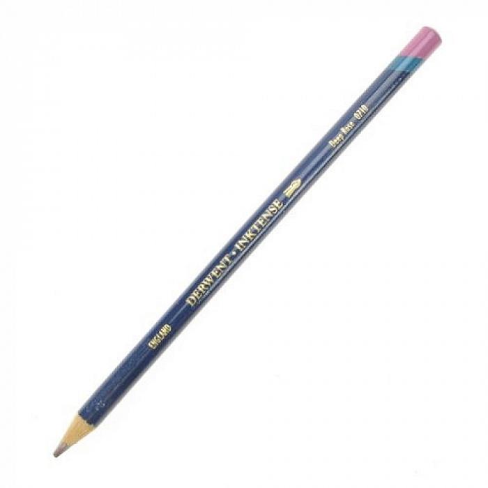 Чернильный карандаш Inktense, водорастворимый грифель, круглый корпус 8 мм, грифель - 4 мм, цвет - 710 насыщенно-розовый фото 1 &mdash; PalitraMastera