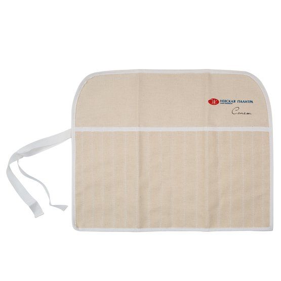 Пенал-скрутка для кистей "Сонет", 100% хлопок, 52х41 см--- фото 1 — PalitraMastera